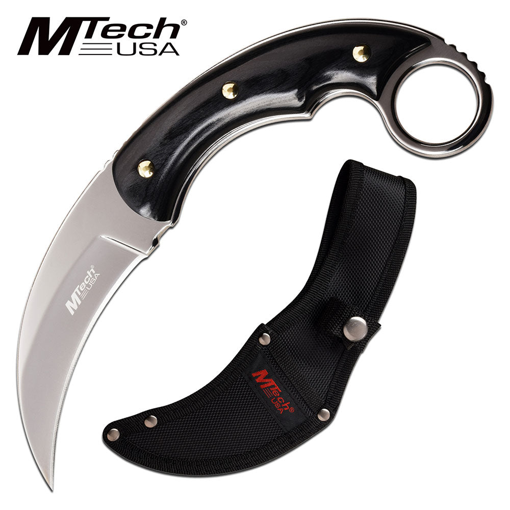 MTech USA MT-20-84MR Plain Edge Fixed Blade Knife