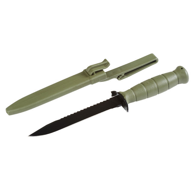 GLOCK 81 FIELD KNIFE WITH SAW AND SHEATH OD GREEN