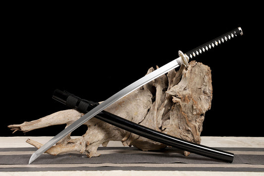 US Samurai Katana Japanese Full Tang 1095 Carbon Steel Sword Razor Sharp