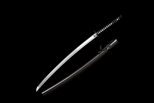 Black Saya Katana 9206 Steel Battle Ready Japanese Samurai Full Tang Sharp Sword