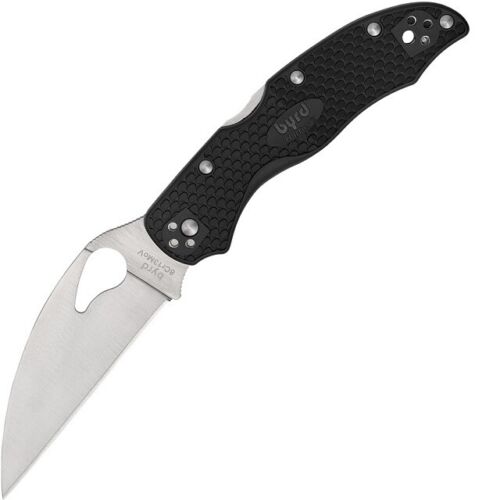 Byrd Harrier Gen 2 Lightweight Folding Knife, FRN Black, by Spyderco, BY01PBKWC2