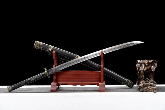 Chinese Broadsword Sword 65 Manganese Steel Sharp Blade -绣春刀