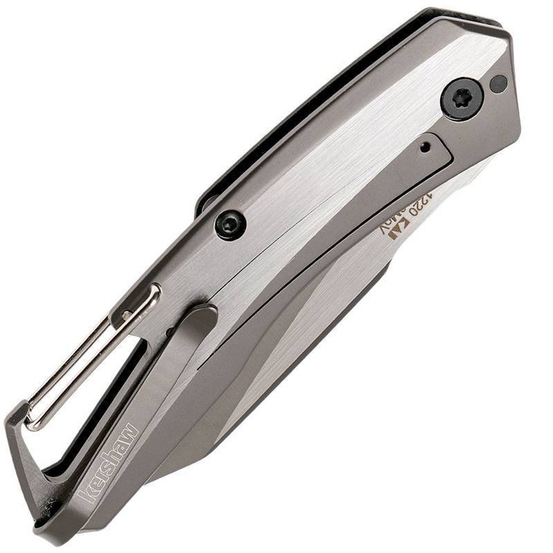 Kershaw Reverb Framelock Folding Knife, Two-Tone Blade, G10/Carbon Fiber, 1220