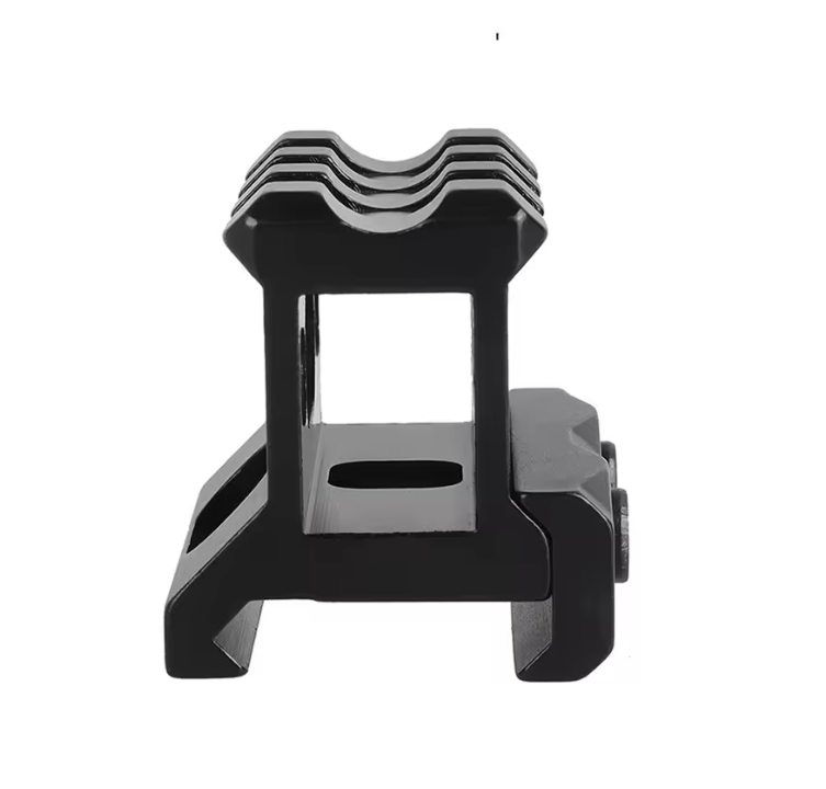 Riser Mount 1" Height Picatinny Short Riser Mount Aluminum 20mm Picatinny Rail