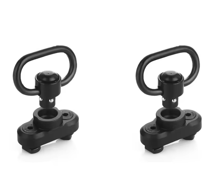 QD M-LOK Sling Swivel Adapter Rail Mount SLING Buckle Metal Set of 2