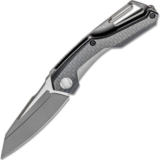 Kershaw Reverb Framelock Folding Knife, Two-Tone Blade, G10/Carbon Fiber, 1220