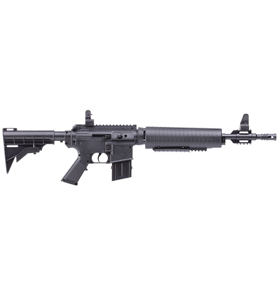 Crosman 7-M4-177 Bolt Action Tactical Air Rifle, Variable Pump Power .177 BB's or Pellets, 495 fps (Pellets)