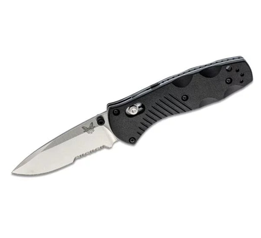 Benchmade Mini Barrage Folding Knife, Assisted Opening, 154CM, Valox Black, BM585S