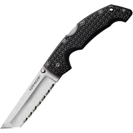 Cold Steel Voyager Large Tanto Folding Knife, AUS 10A, CS29ATS