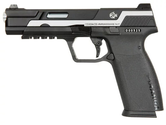 G&G PIRANHA MK I AIRSOFT GUN SILVER