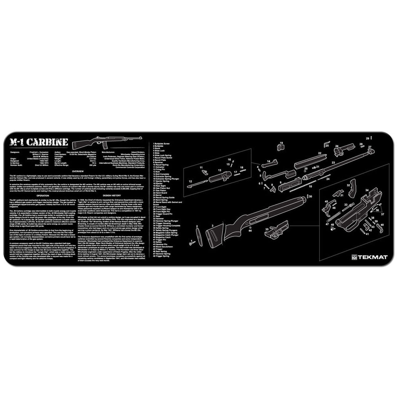 TEKMAT - M1 CARBINE R36-M1-CARB 12" X 36"