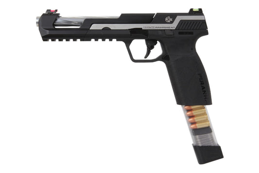 G&G Piranha SL Airsoft Pistol Black/Silver