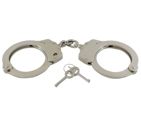 Handcuff Extended Chain Gear Stock Stainless Steel Chain Link Handcuff GS1025 – 18Plus Airsoft ...