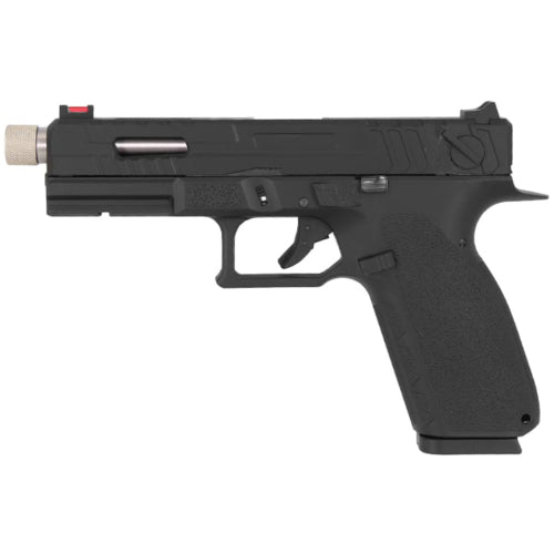 KJ Works KP-13F Blowback Airsoft Pistol BLACK- CO2 Full Auto