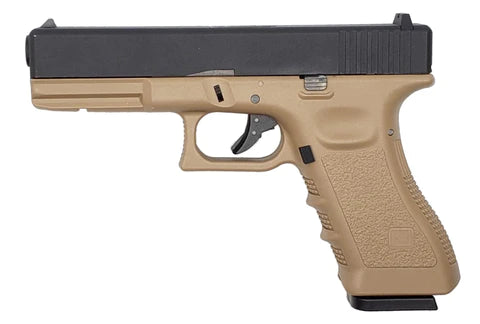 KJ WORKS GLOCK 17 KP-17 CO2 Tan