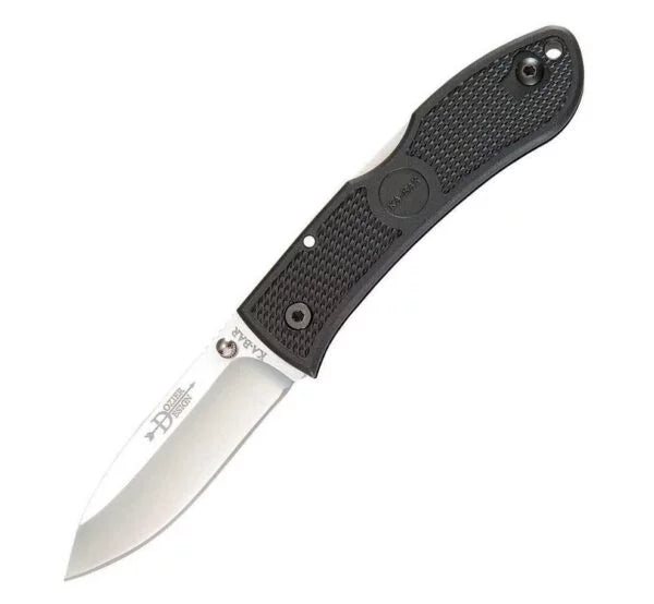 Ka-Bar Dozier Hunter Folding Knife, AUS 8A, Zytel Black, Ka4062