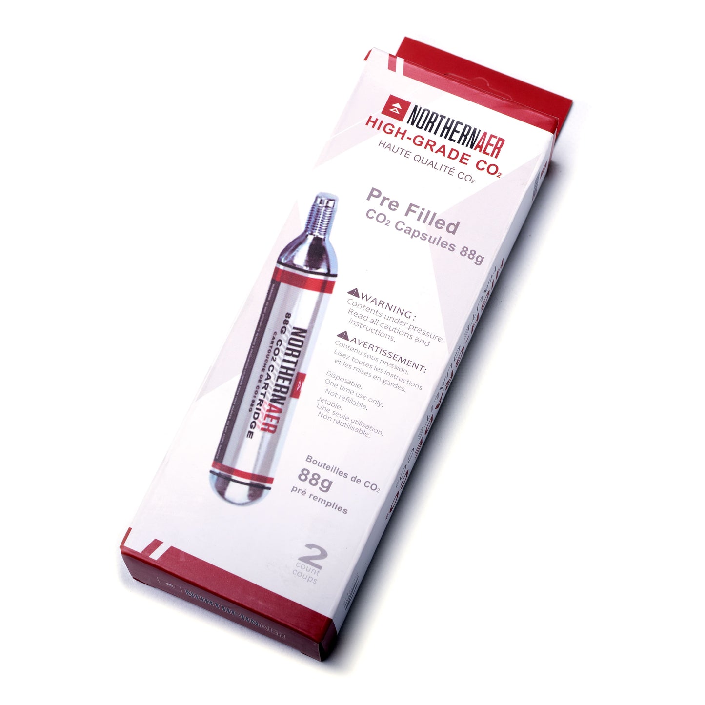 NORTHERNAER 88 GRAM CO2 CARTRIDGE 2 PACK