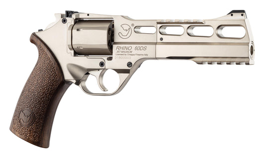 BO Manufacture Chiappa Rhino 60DS .357 Magnum Style Airsoft Revolver (CO2) - Nickel