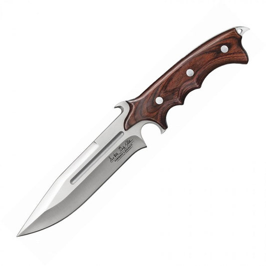 Gil Hibben Legacy Combat Fighter II Fixed Blade Knife, Leather Sheath, GH5072