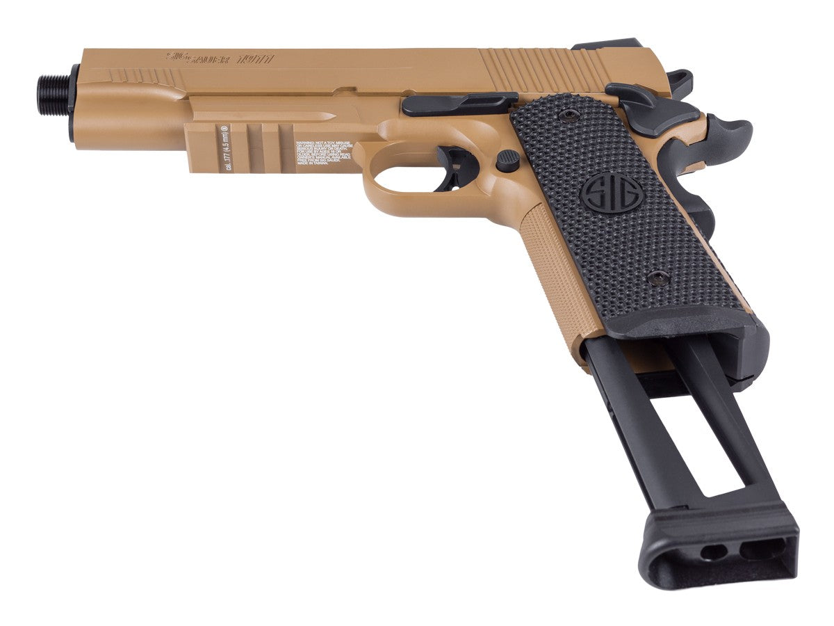 SIG Sauer 1911 Emperor Scorpion CO2 BB Pistol Threaded Barrel