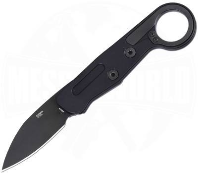 CRKT Provoke EDC Folding Knife, D2 Black, Aluminum Black, 4050K