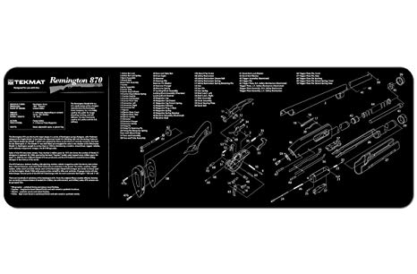 TekMat Remington 870 Cleaning Mat 36″ X 12″