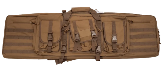 SCORPIO DOUBLE GUN CASE, 600D, POLYESTER 42″ TAN (IN STORE ONLY)