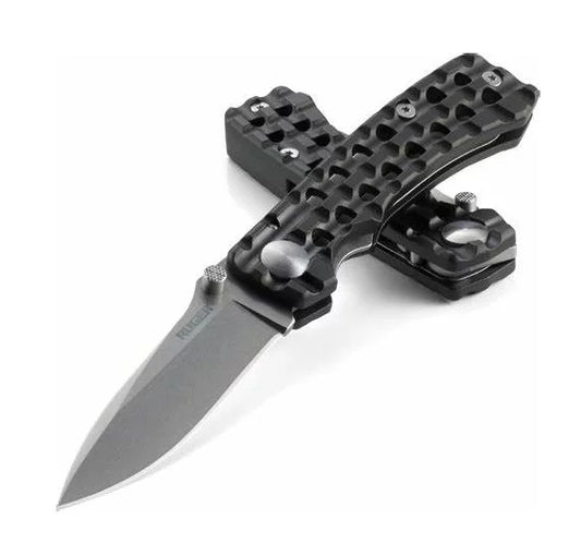 Ruger Go N Heavy Compact Folding Knife, Steel Handle, R1803