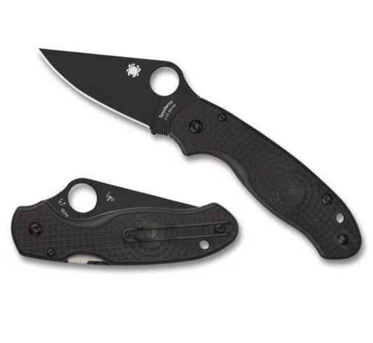 Spyderco Para 3 Compression Lock Folding Knife, CTS BD1N, FRN Black C223PBBK