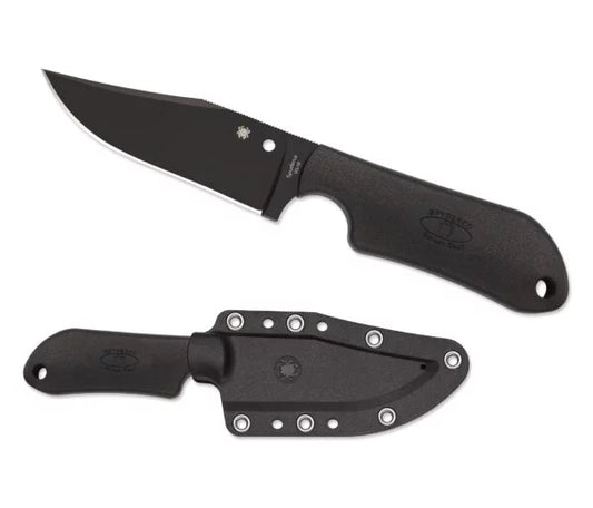 Spyderco Street Lightweight Beat Fixed Blade Knife, VG10, FRN Black, FB15PBBK