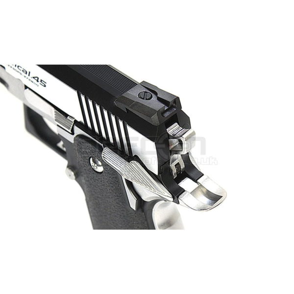 Tokyo Marui Hi-Capa 4.3 Dual Stainless Custom Green Gas Airsoft Pistol