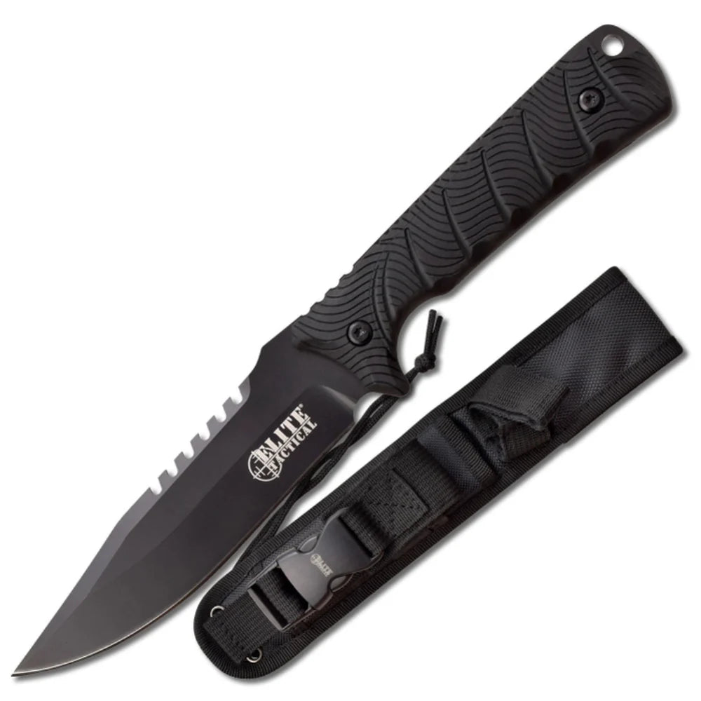 Elite Tactical Backdraft Fixed Knife ET-FIX005BK