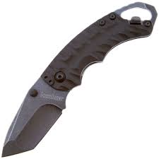 Kershaw Shuffle II Folding Knife, Tanto Blade, GFN Black, K8750TBLKBW