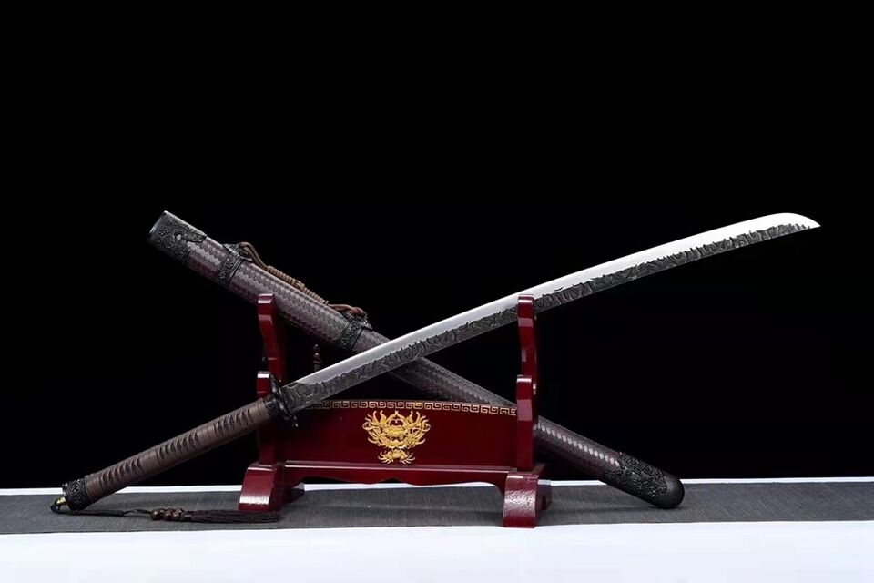 Handmade Chinese Xiu Chun Dao Sword Sharp Spring Steel Blade 绣春刀