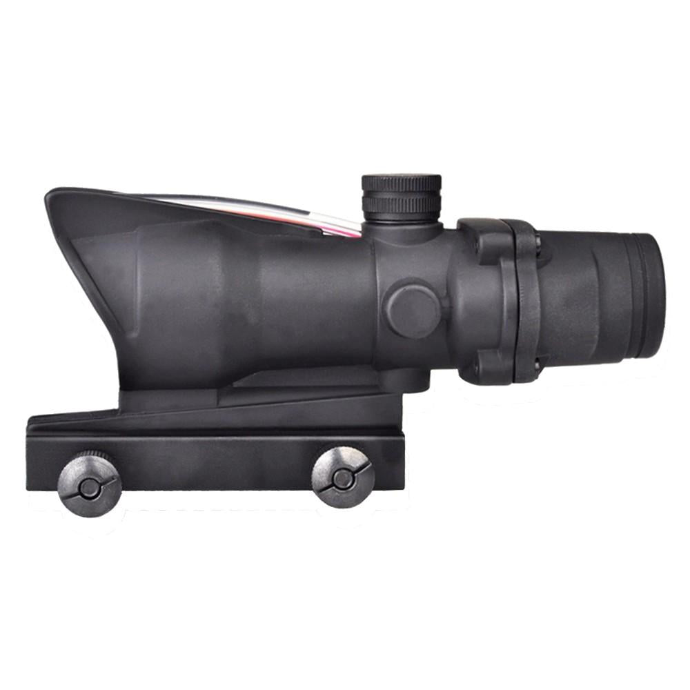 AIM-O RED DOT ACOG WITH BLACK OPTICAL FIBER