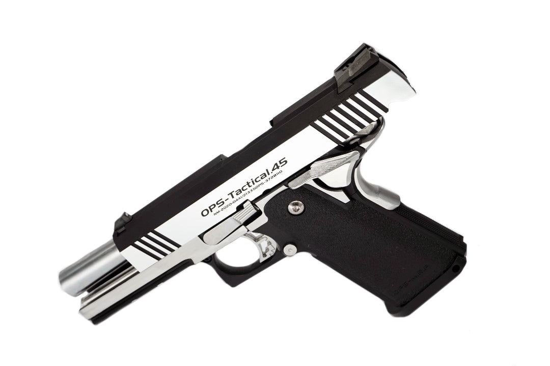 Tokyo Marui Hi-Capa 4.3 Dual Stainless Custom Green Gas Airsoft Pistol