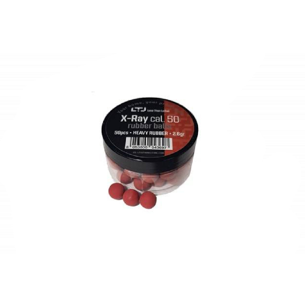 CHIAPPA X-Ray Heavy Rubber Balls 2.6gr - Red - 50pcs Box
